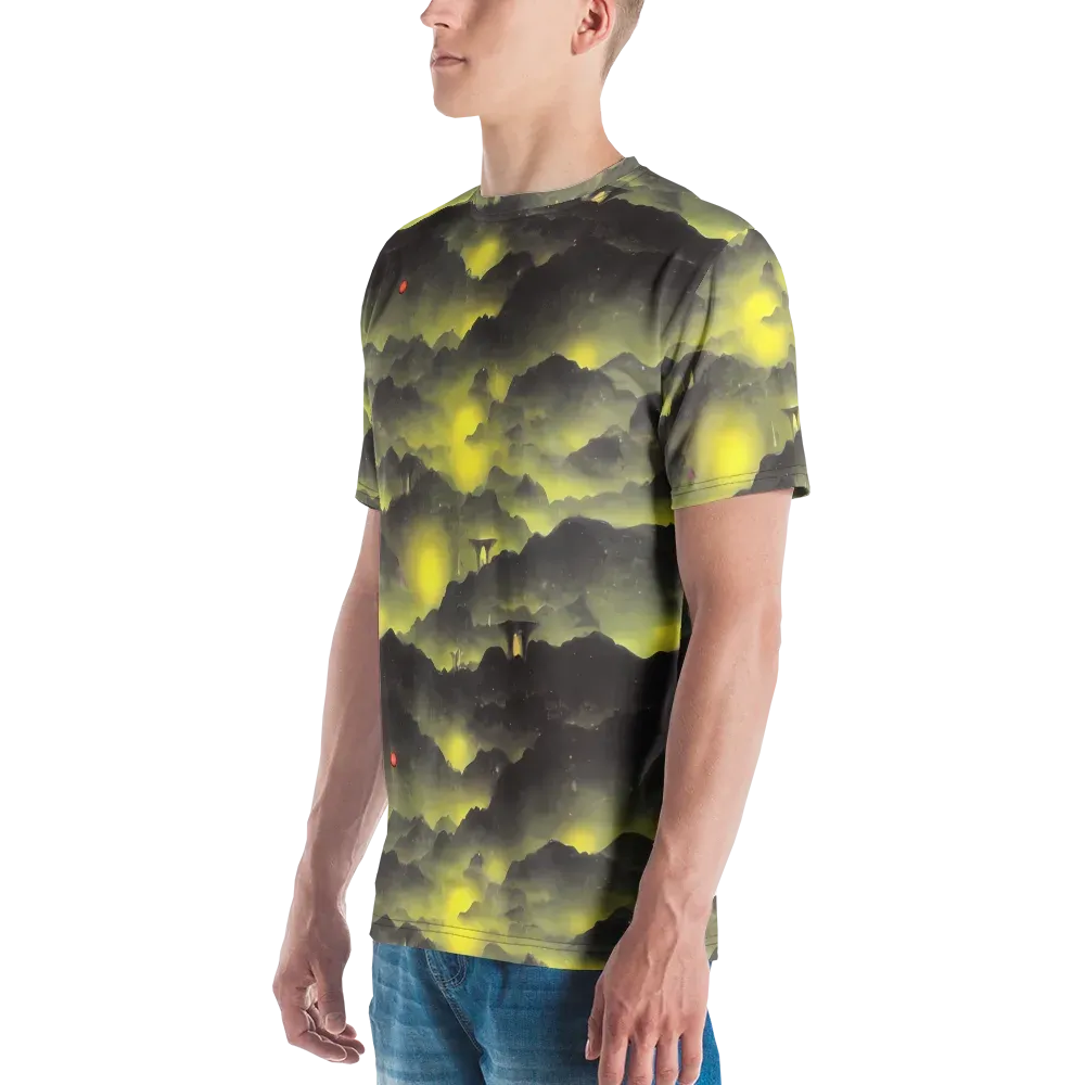 Spectral Isle on Men's Crew Neck T-Shirt — Left