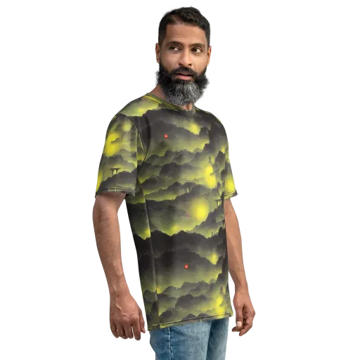 Spectral Isle on a Men's Crew Neck T-Shirt