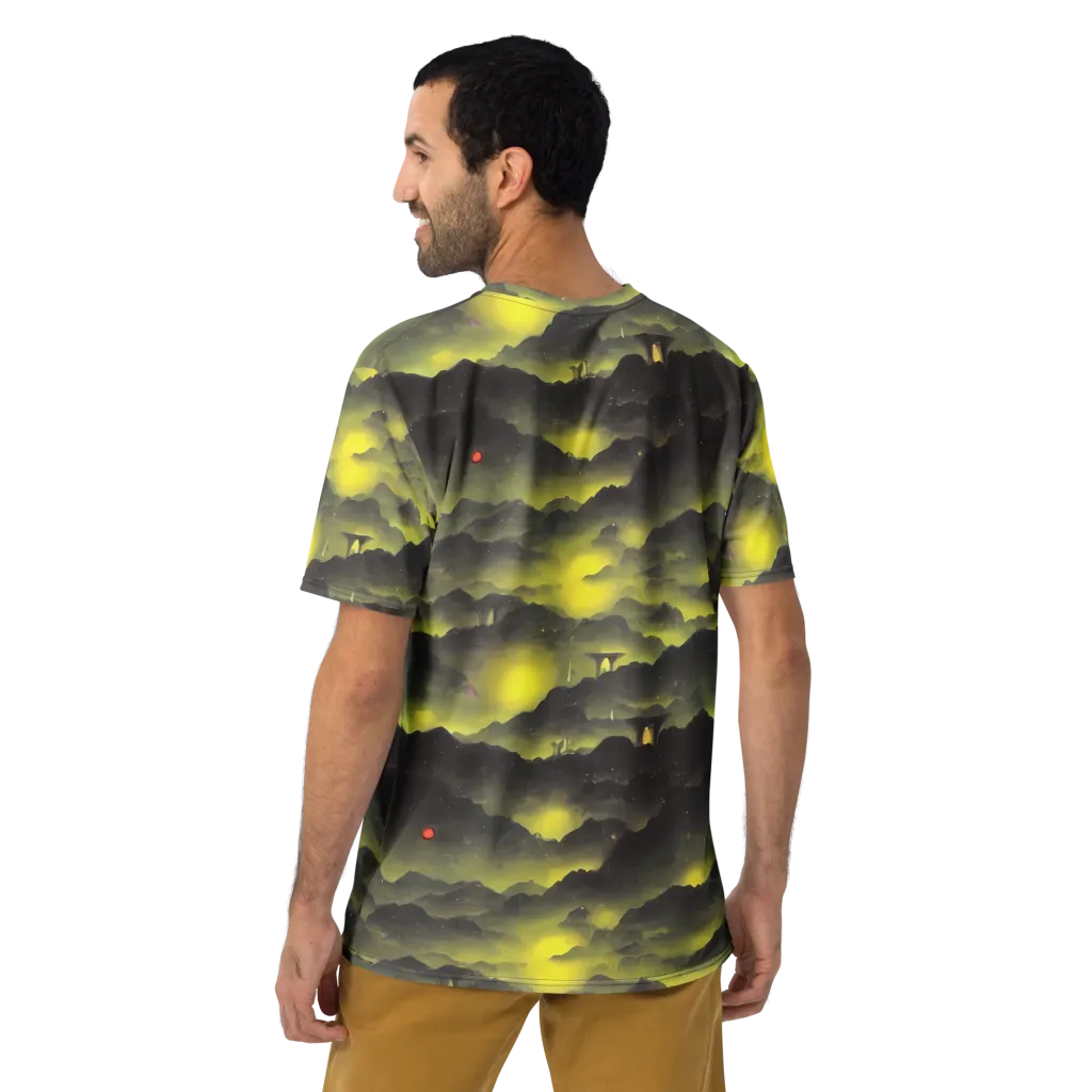 Spectral Isle on Men's Crew Neck T-Shirt — Back