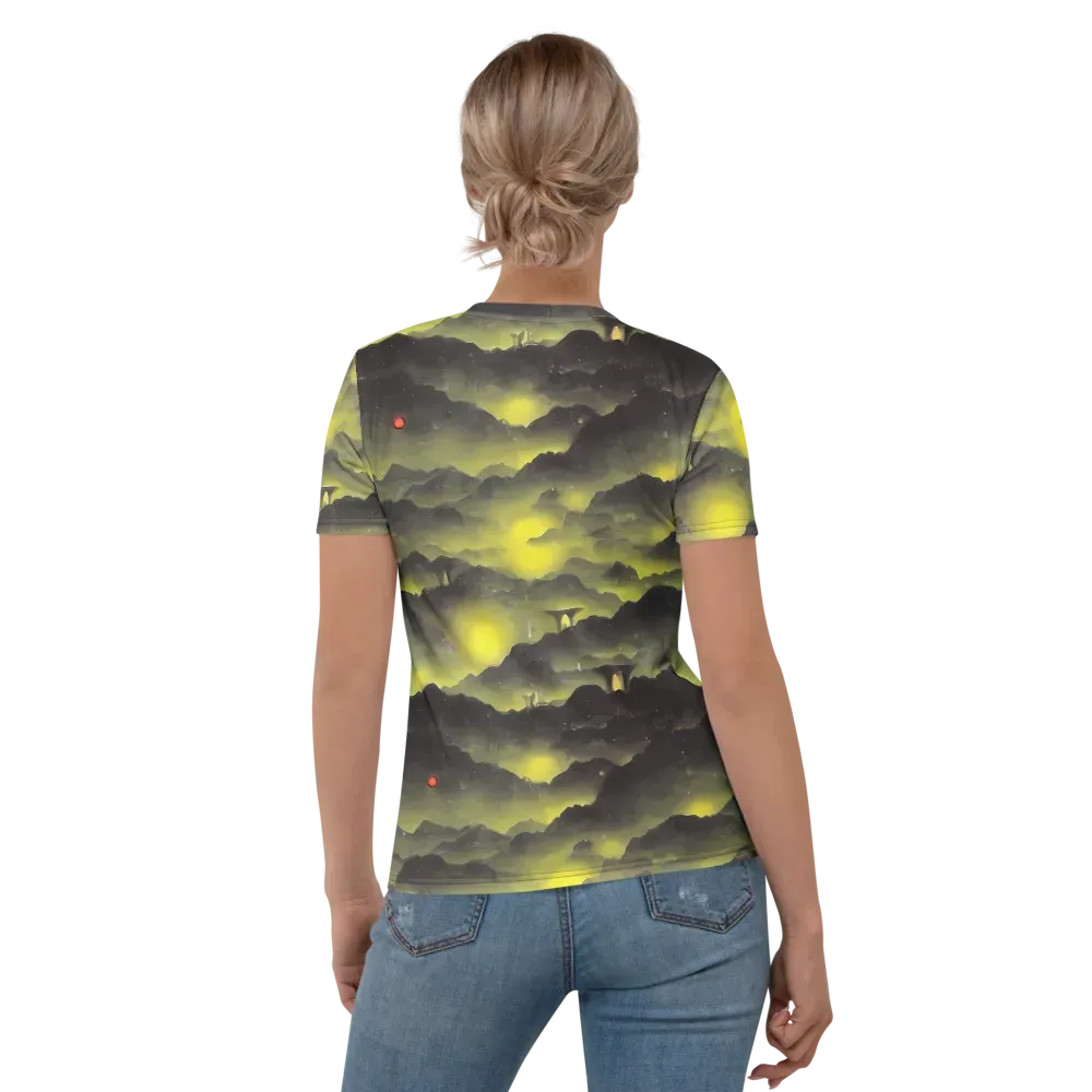 Spectral Isle on Women's Crew Neck T-Shirt — Back