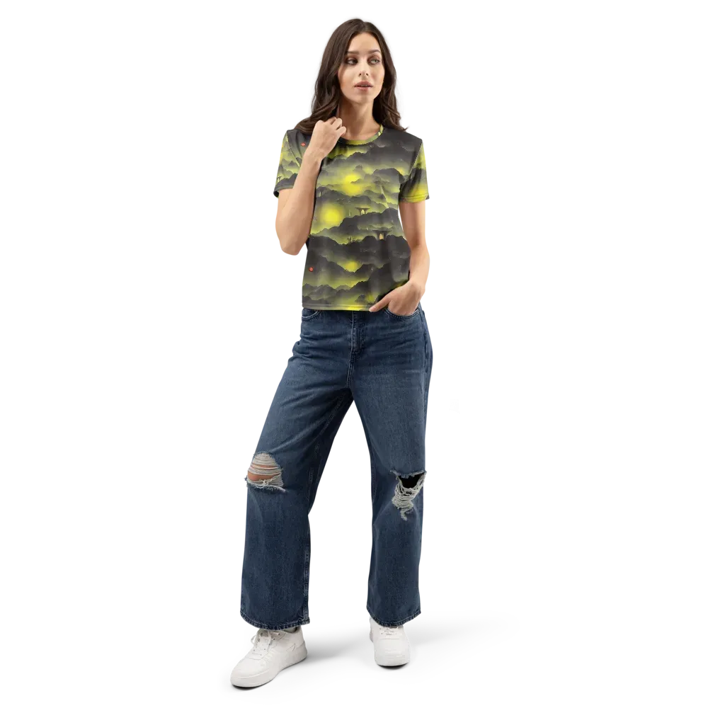 Spectral Isle on Women's Crew Neck T-Shirt — Front