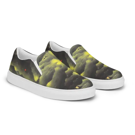 Spectral Isle on a Men's Slip-On Canvas Shoes