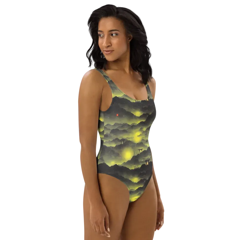 Spectral Isle on One-Piece Swimsuit — Right