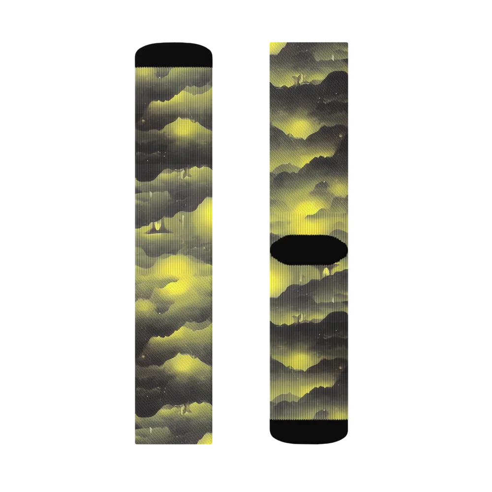 Spectral Isle on Socks — Right Sock