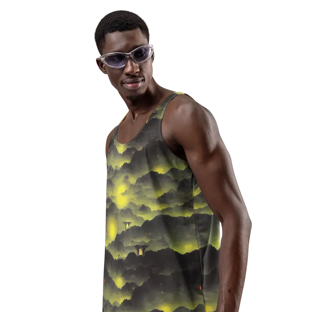 Spectral Isle on Men's Tank Top — Left
