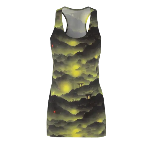 Spectral Isle on a Racerback Dress