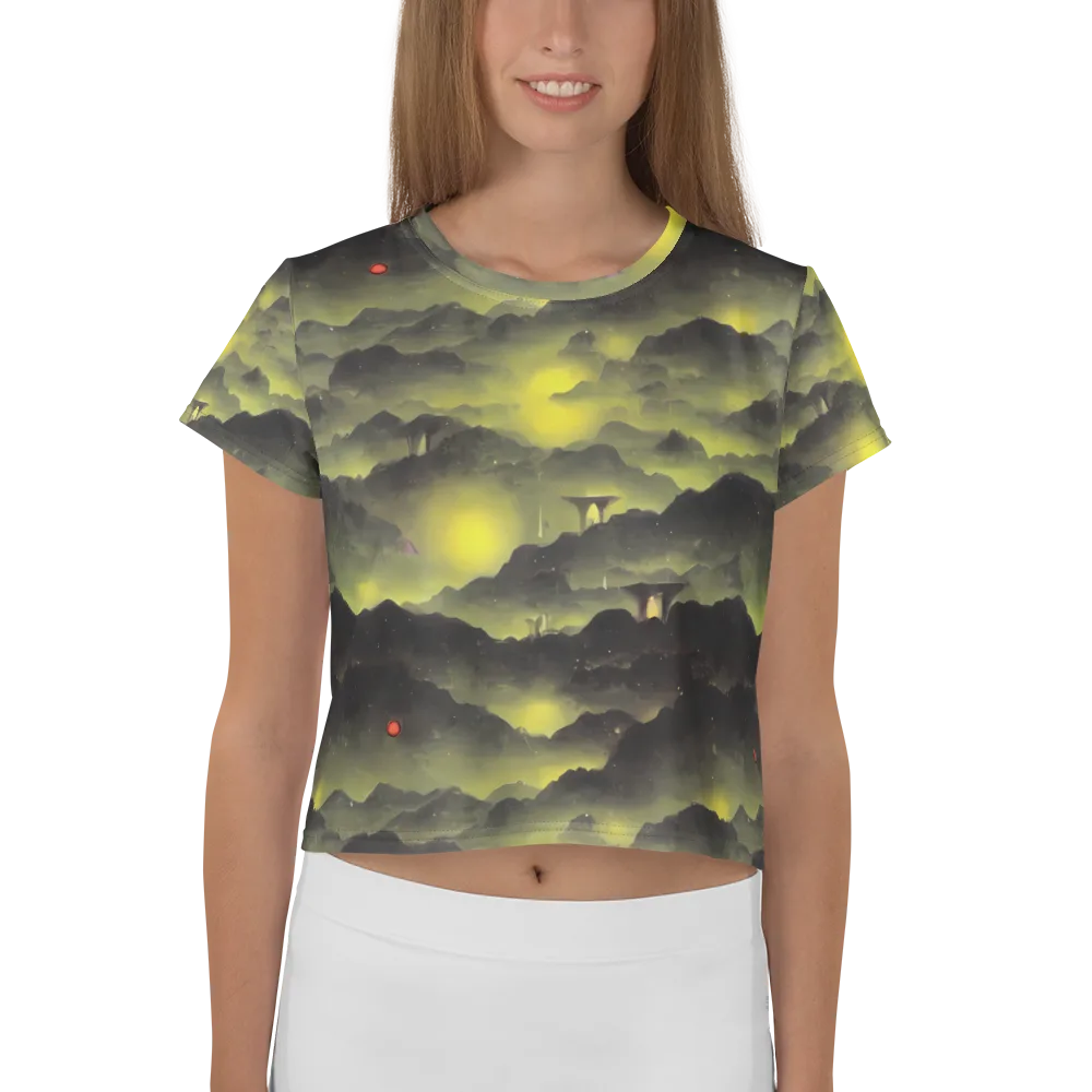 Spectral Isle on Crop Tee — Front