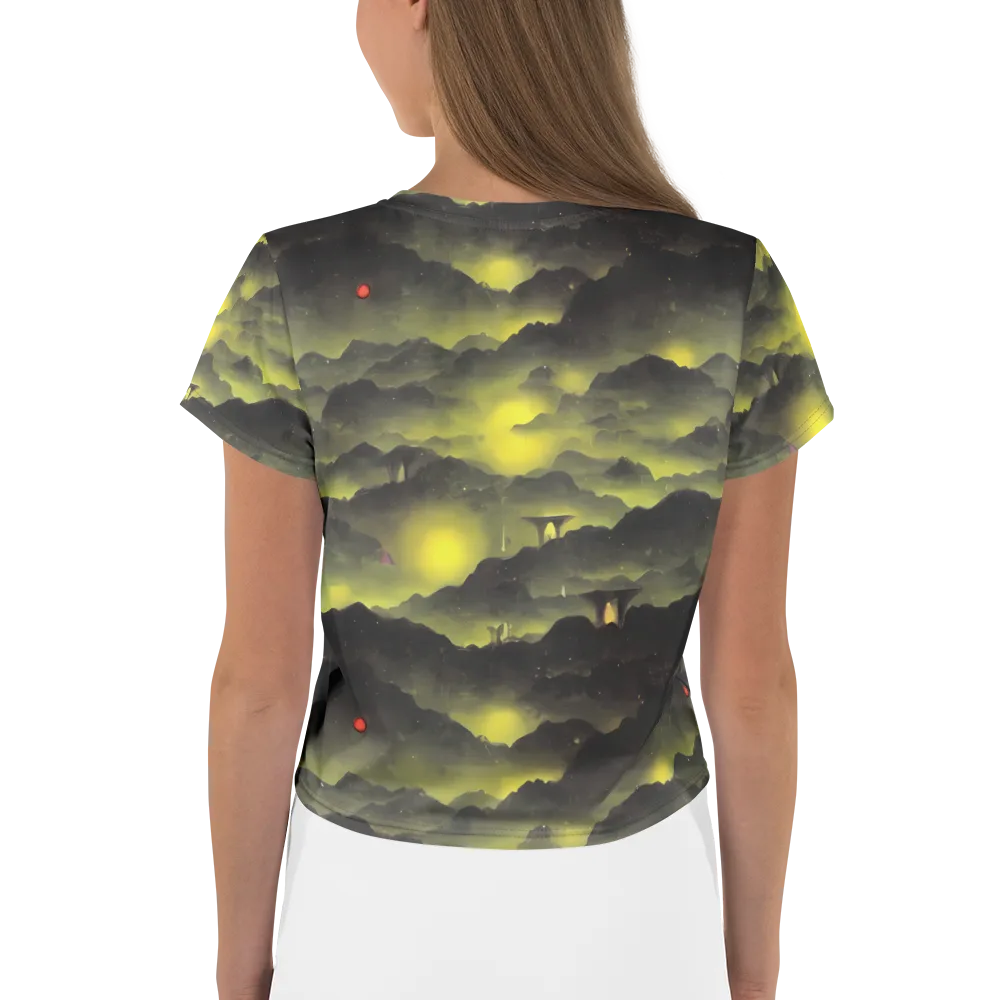 Spectral Isle on Crop Tee — Back