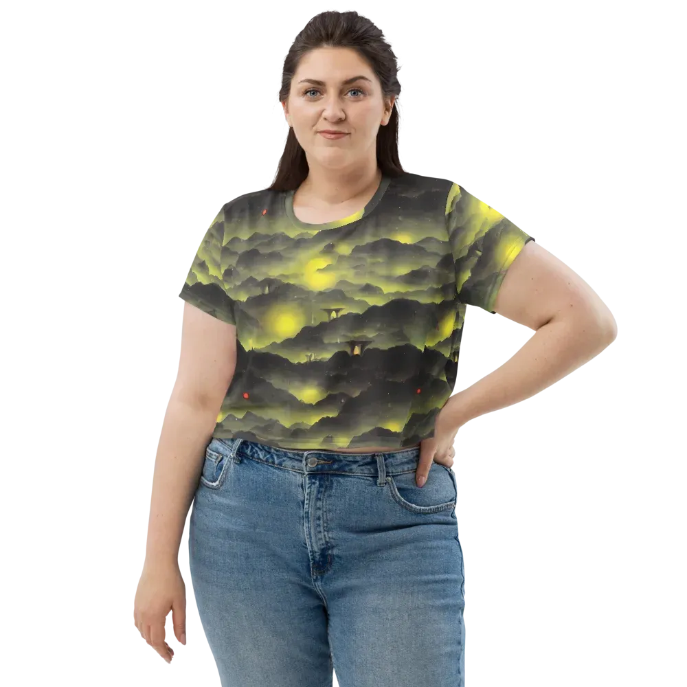 Spectral Isle on Crop Tee — Front