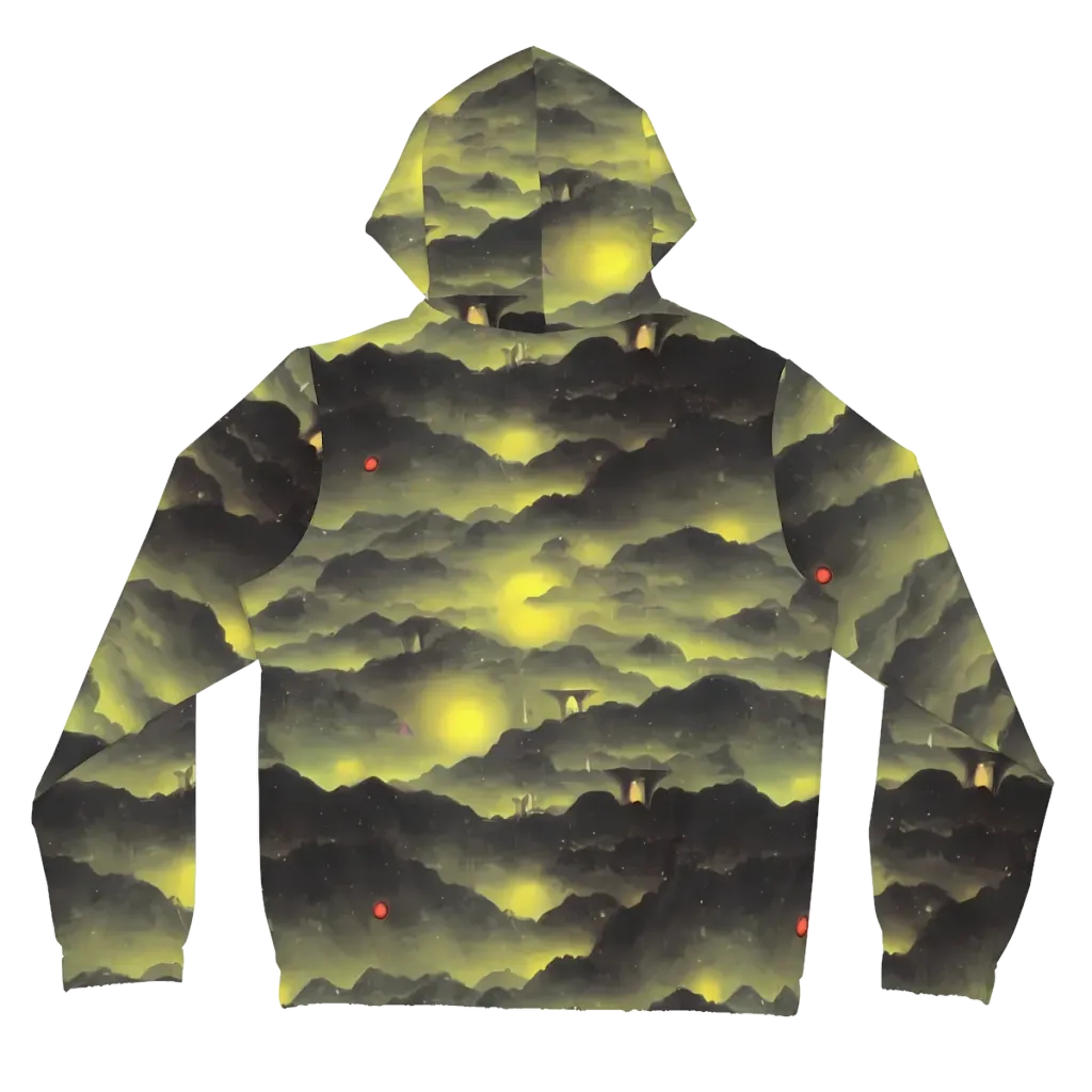 Spectral Isle on Women's Full-Zip Hoodie — Back