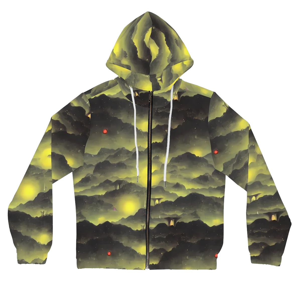 Spectral Isle on Women's Full-Zip Hoodie — Front