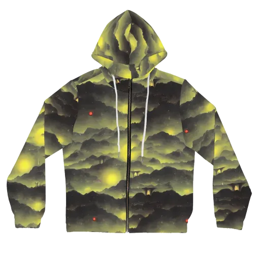 Spectral Isle on a Women's Full-Zip Hoodie