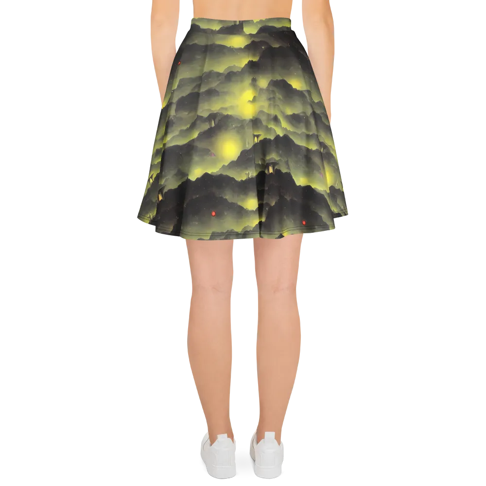 Spectral Isle on Skater Skirt — Back