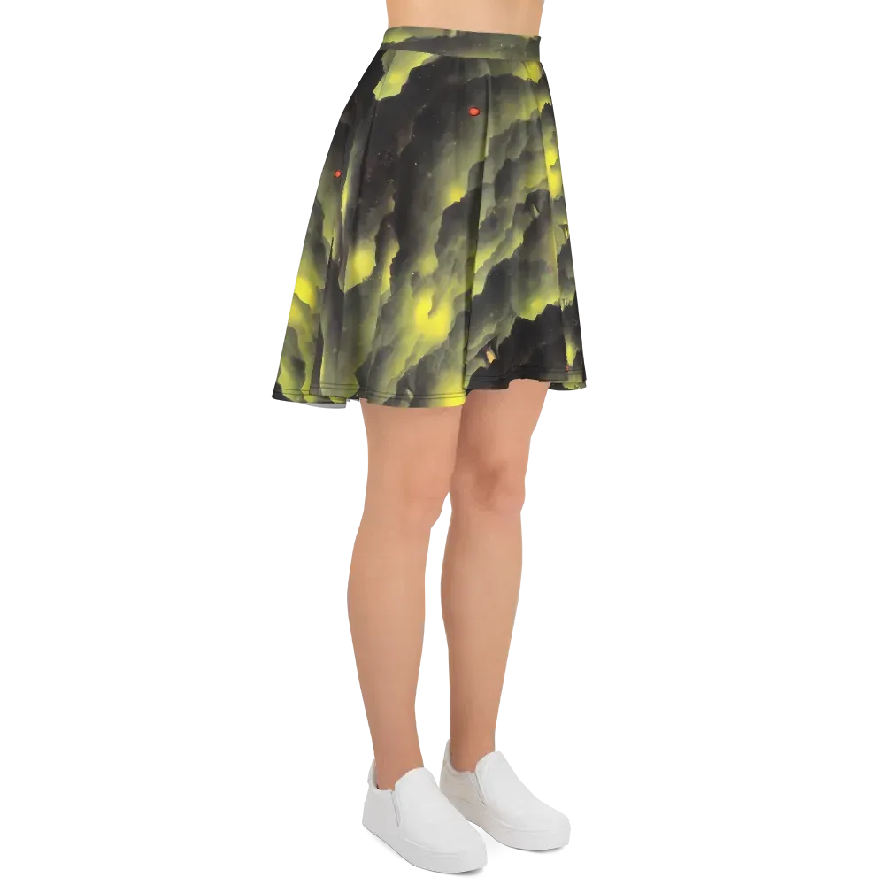 Spectral Isle on Skater Skirt — Right