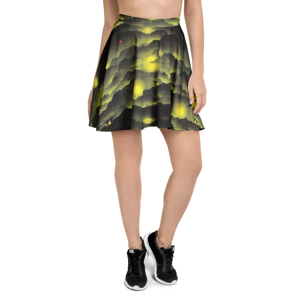 Spectral Isle on Skater Skirt — Front