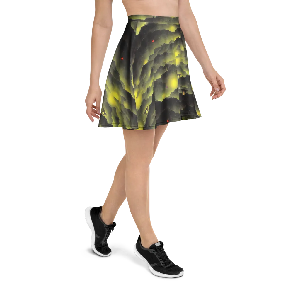 Spectral Isle on Skater Skirt — Right
