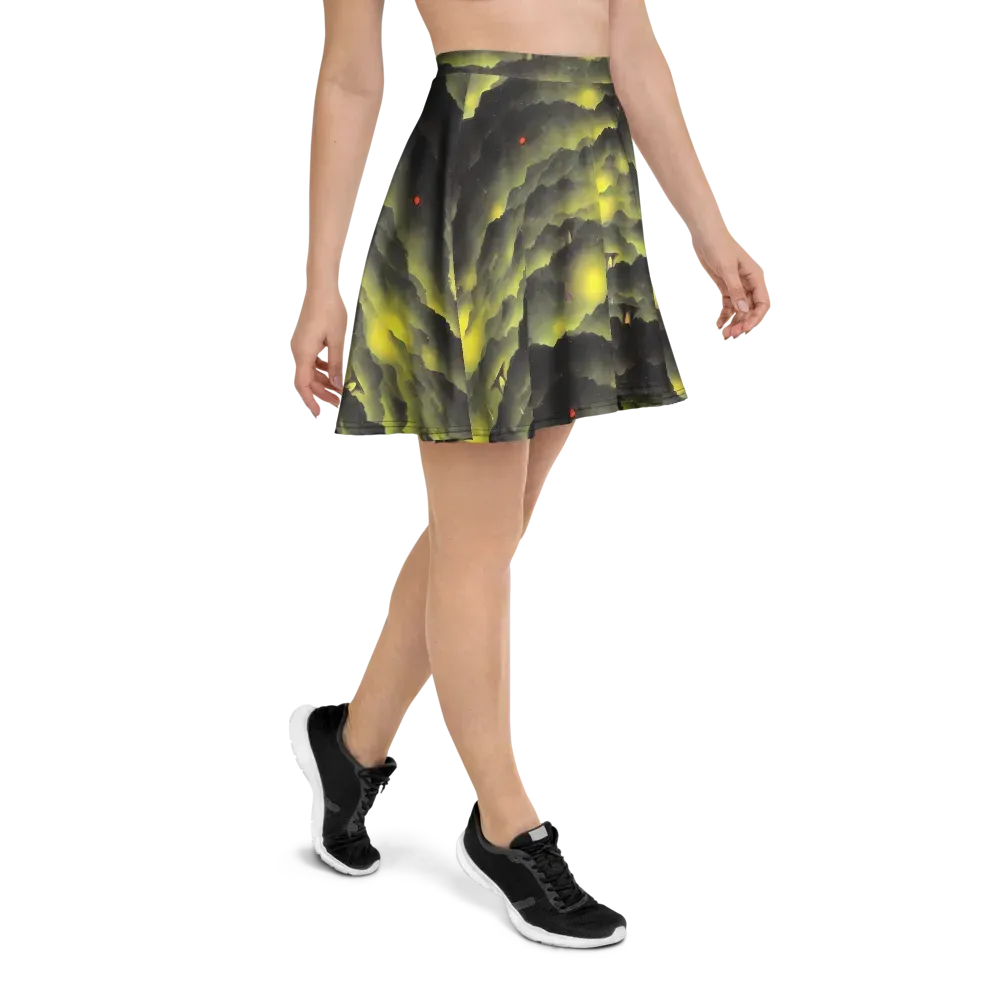 Spectral Isle on Skater Skirt — Right