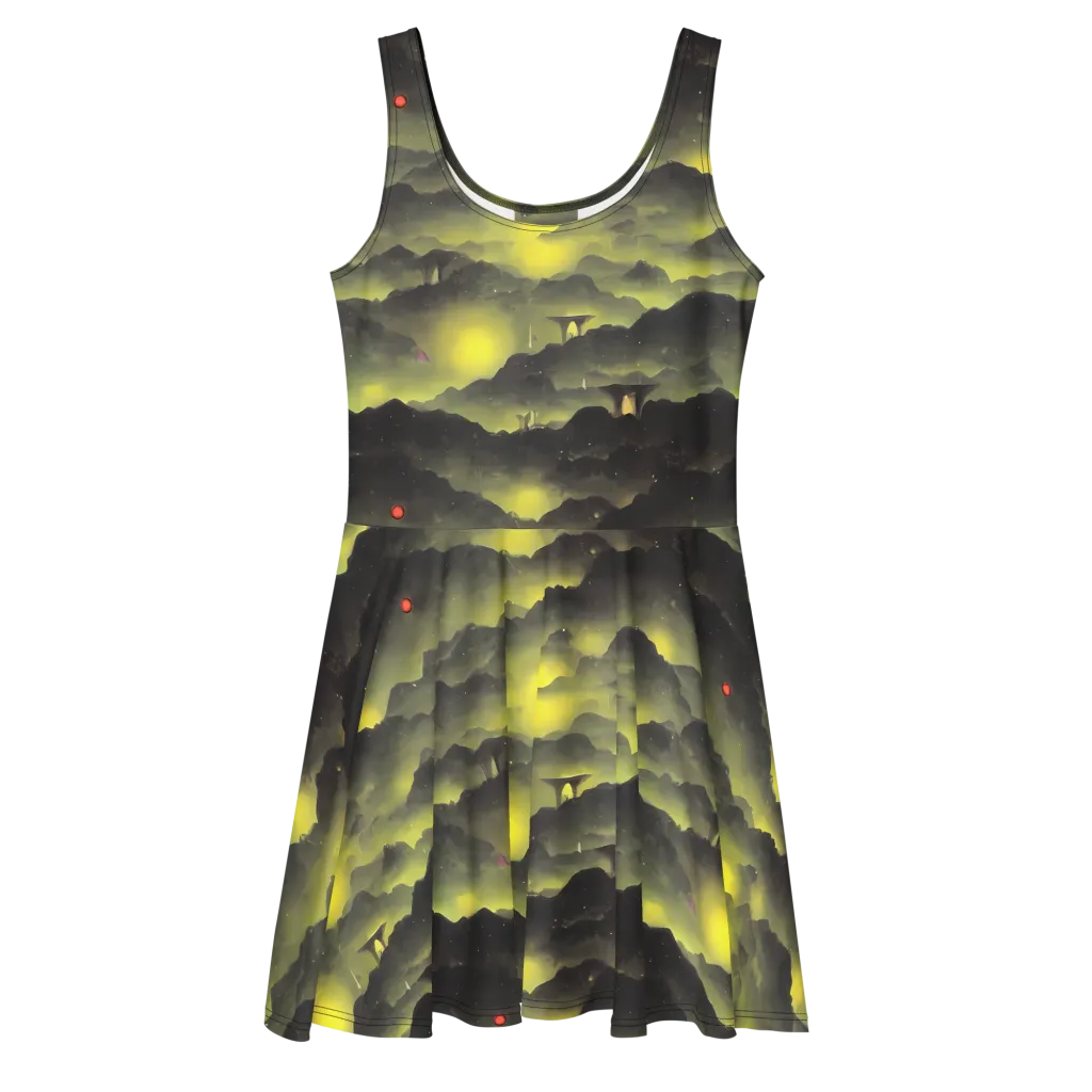 Spectral Isle on Skater Dress — Front