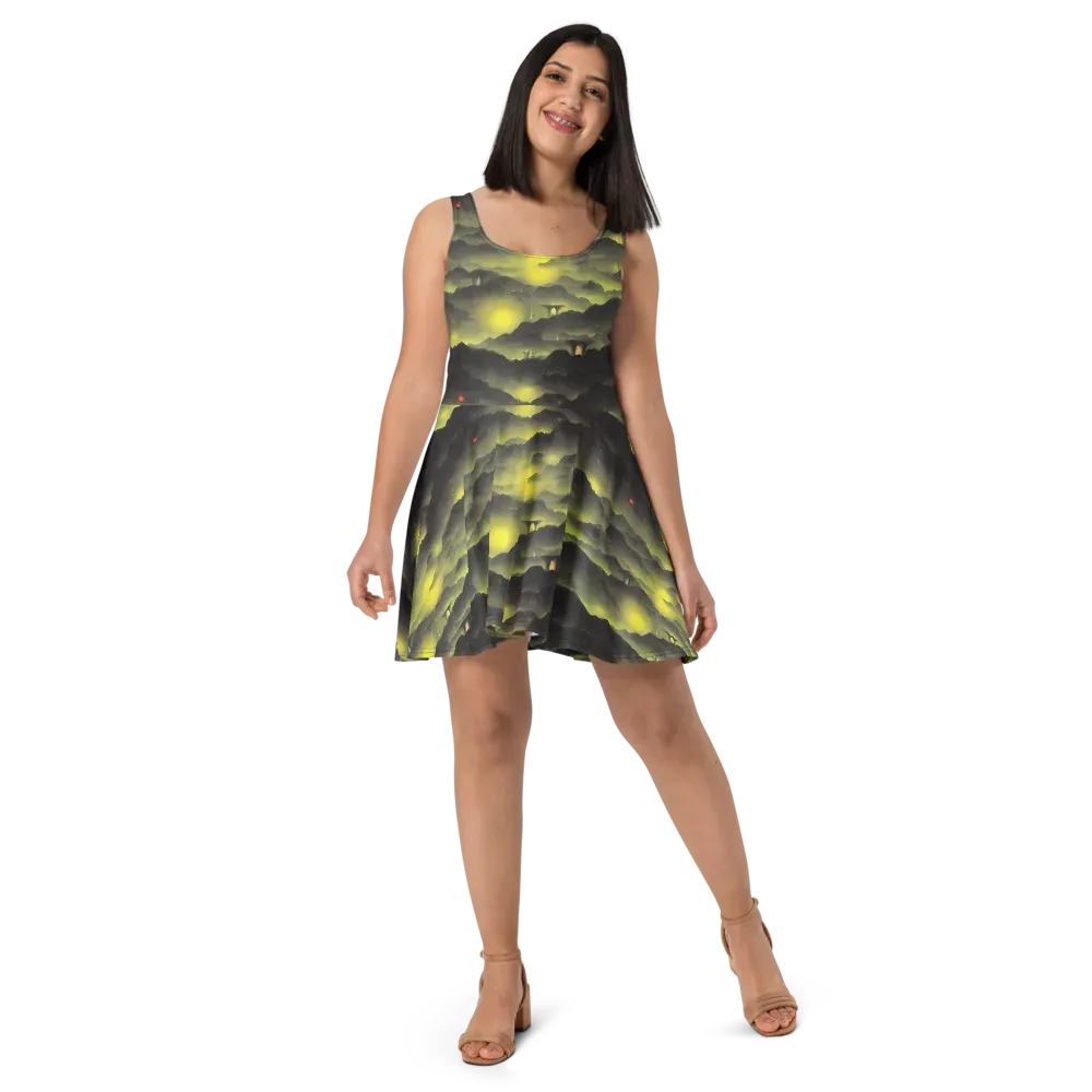 Spectral Isle on Skater Dress — Front