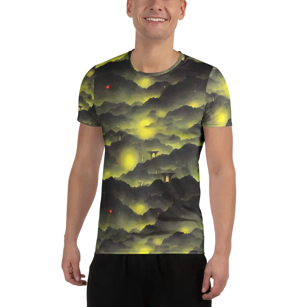 Spectral Isle on Men's Athletic T-Shirt — Front