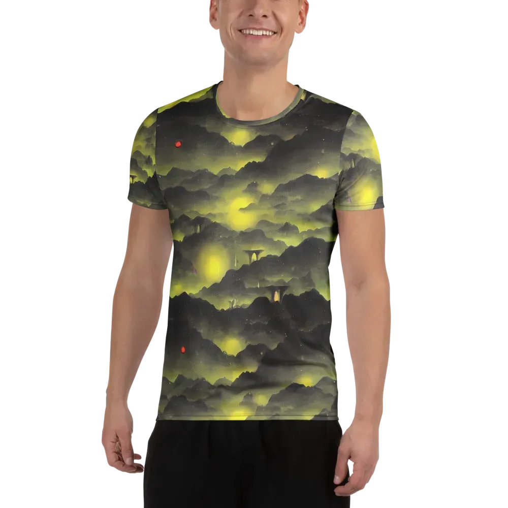 Spectral Isle on Men's Athletic T-Shirt — Front