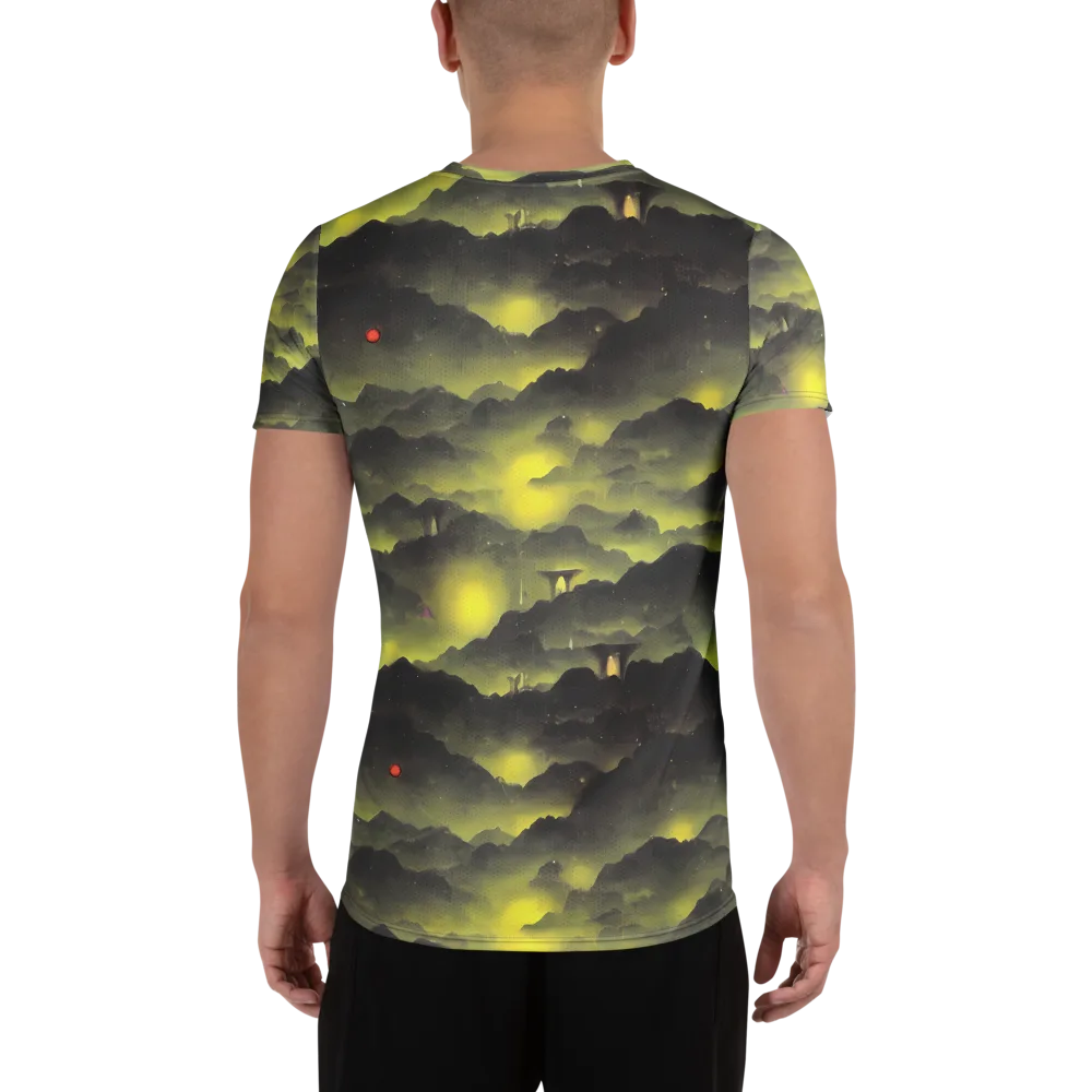 Spectral Isle on Men's Athletic T-Shirt — Back