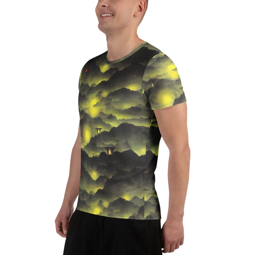Spectral Isle on Men's Athletic T-Shirt — Left