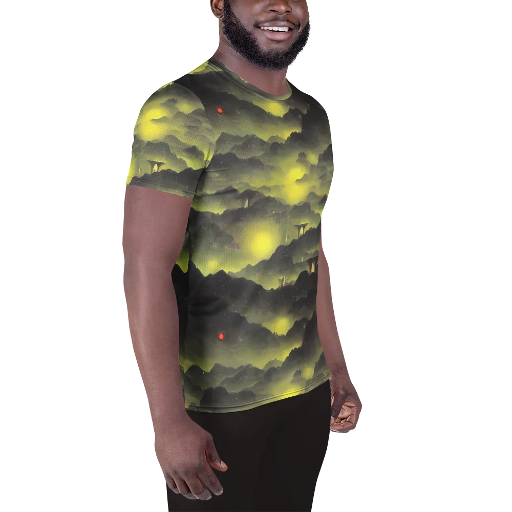 Spectral Isle on Men's Athletic T-Shirt — Right