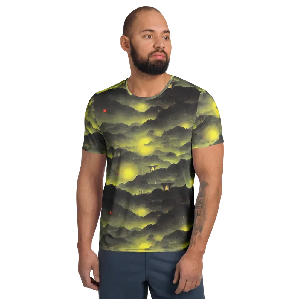 Spectral Isle on Men's Athletic T-Shirt — Front
