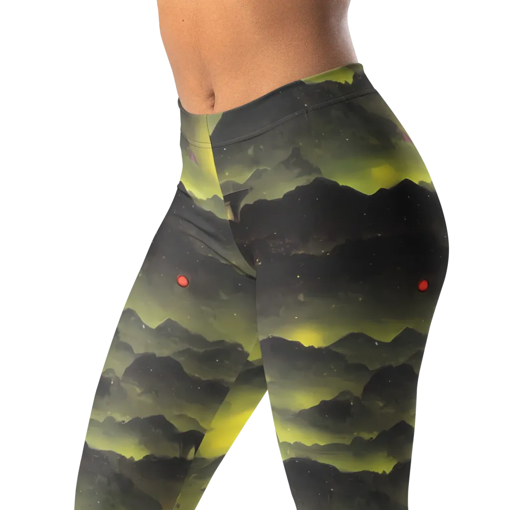Spectral Isle on Leggings — Left Front