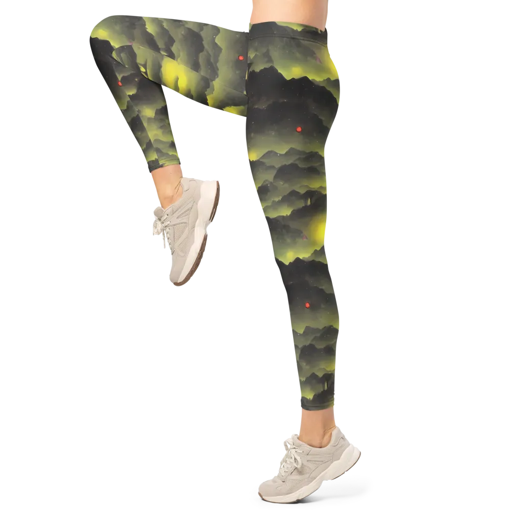 Spectral Isle on Leggings — Left