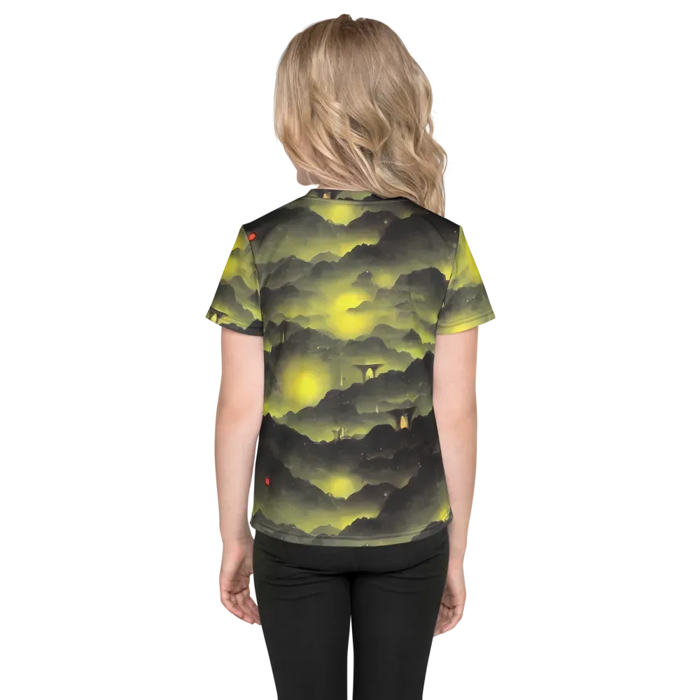 Spectral Isle on Kids Crew Neck T-Shirt — Back