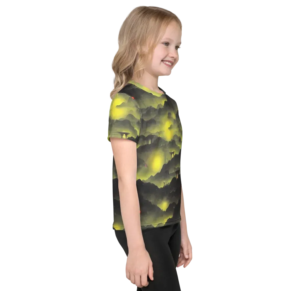 Spectral Isle on Kids Crew Neck T-Shirt — Right