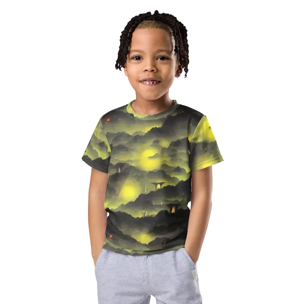 Spectral Isle on Kids Crew Neck T-Shirt — Front