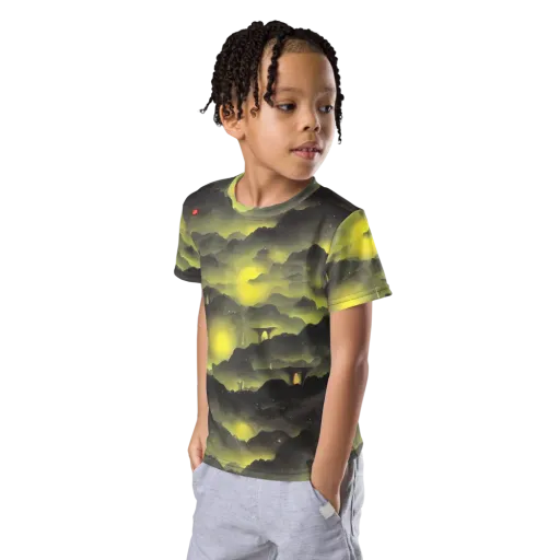 Spectral Isle on a Kids Crew Neck T-Shirt