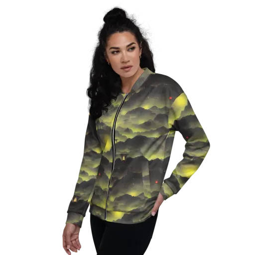 Spectral Isle on a Bomber Jacket