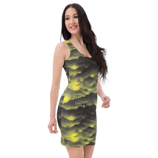 Spectral Isle on a Bodycon Dress