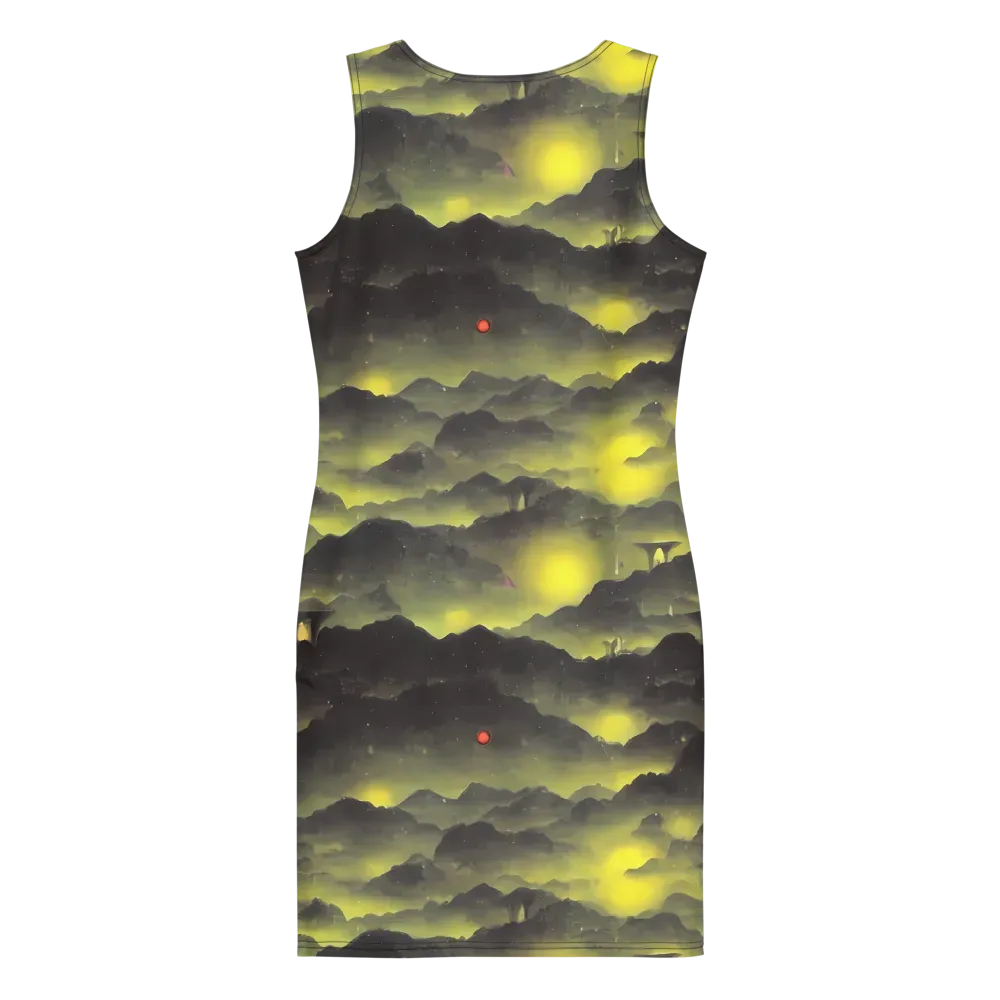 Spectral Isle on Bodycon Dress — Back