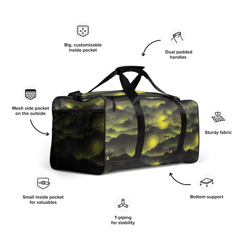 Spectral Isle on Duffle Bag — Right Front