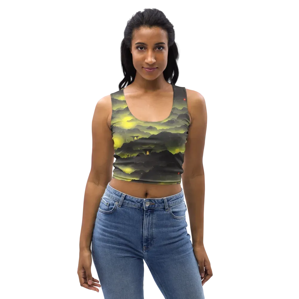 Spectral Isle on Crop Top — Front