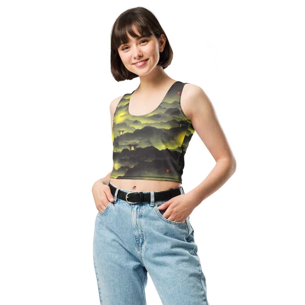 Spectral Isle on Crop Top — Front