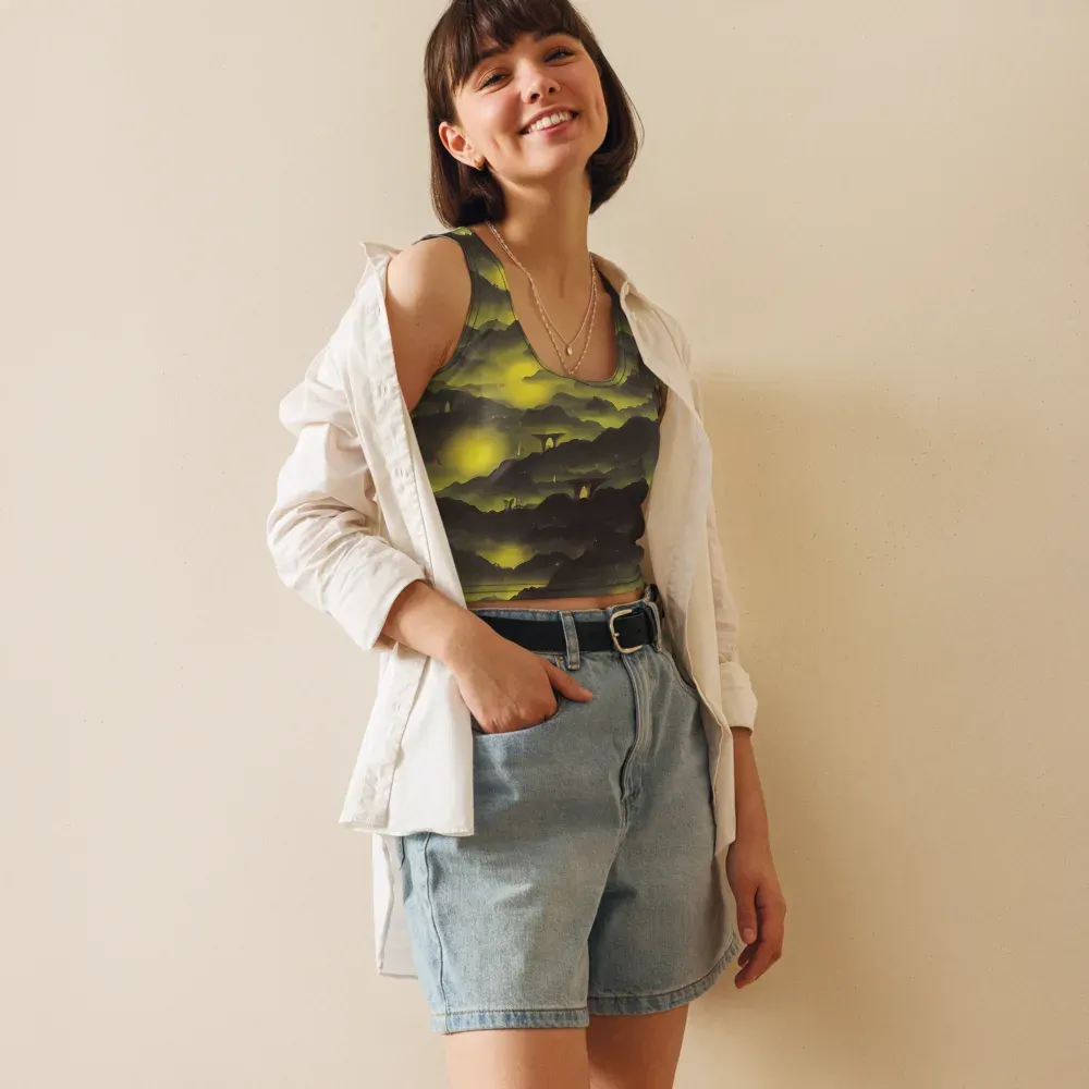 Spectral Isle on Crop Top — Front