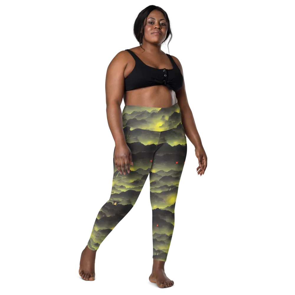 Spectral Isle on Leggings with Pockets — Front