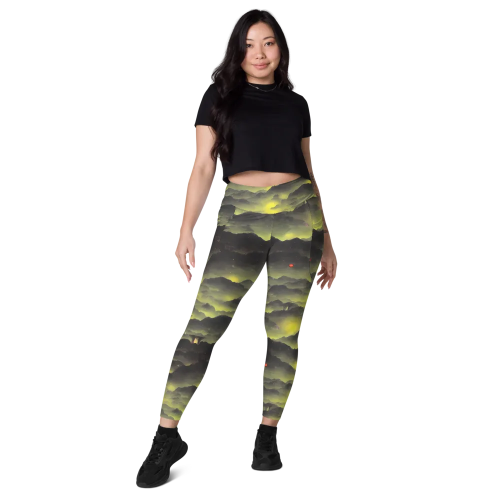 Spectral Isle on Leggings with Pockets — Front
