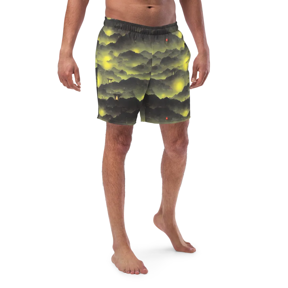 Spectral Isle on Swim Trunks — Front