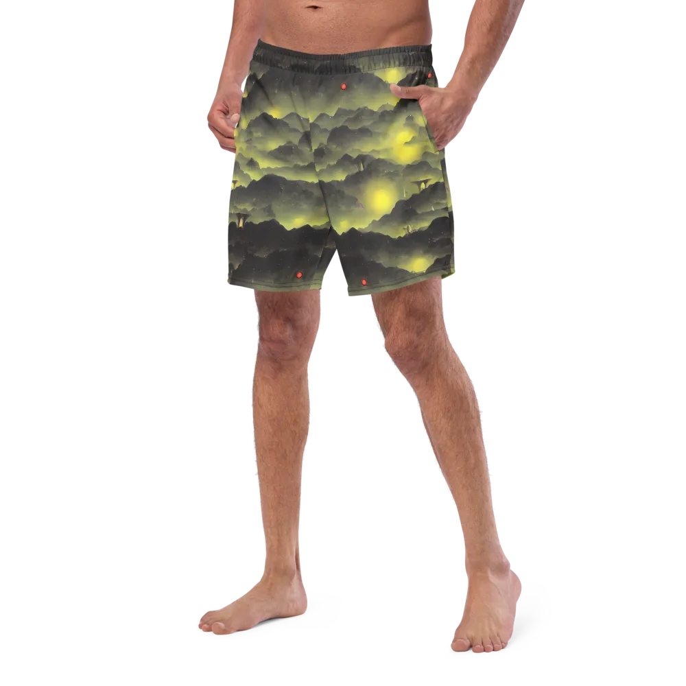 Spectral Isle on Swim Trunks — Left Front