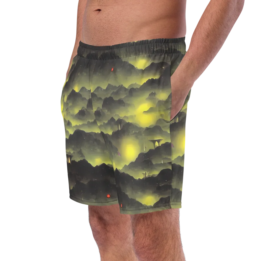 Spectral Isle on Swim Trunks — Left Front