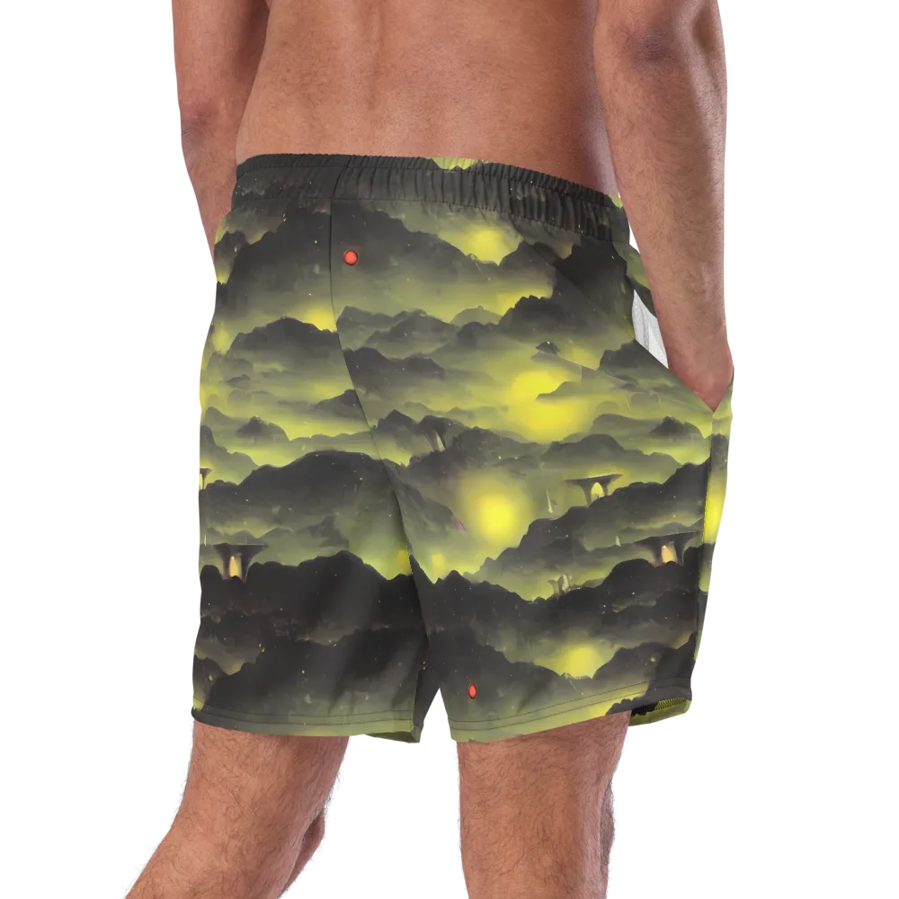 Spectral Isle on Swim Trunks — Right Back