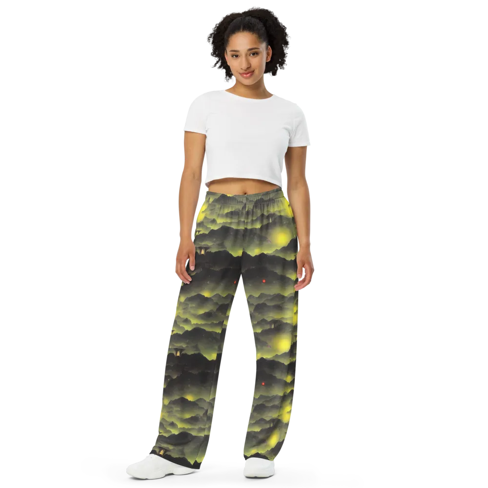 Spectral Isle on Wide-Leg Pants — Front