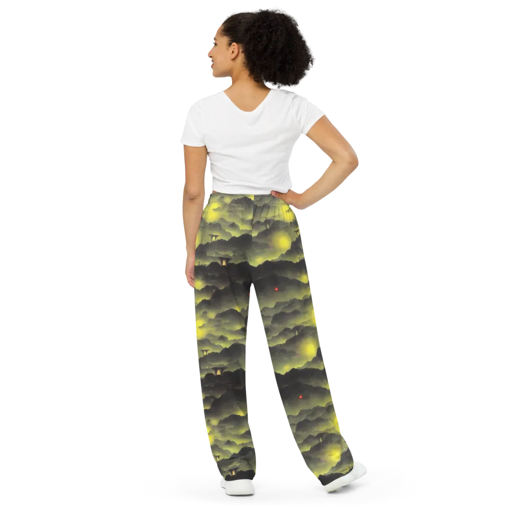 Spectral Isle on Wide-Leg Pants — Back